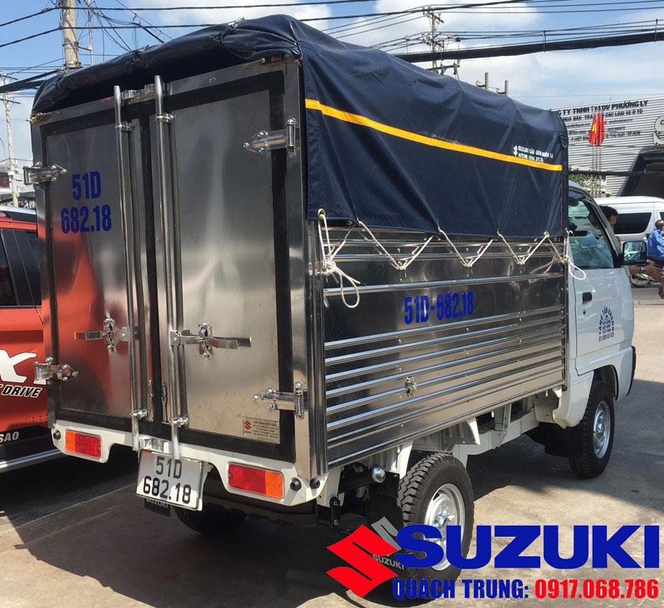 XE TẢI SUZUKI 500KG THÙNG BẠT - Giá Xe Suzuki