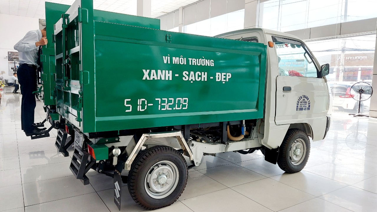 Xe tải suzuki chở rác 500kg